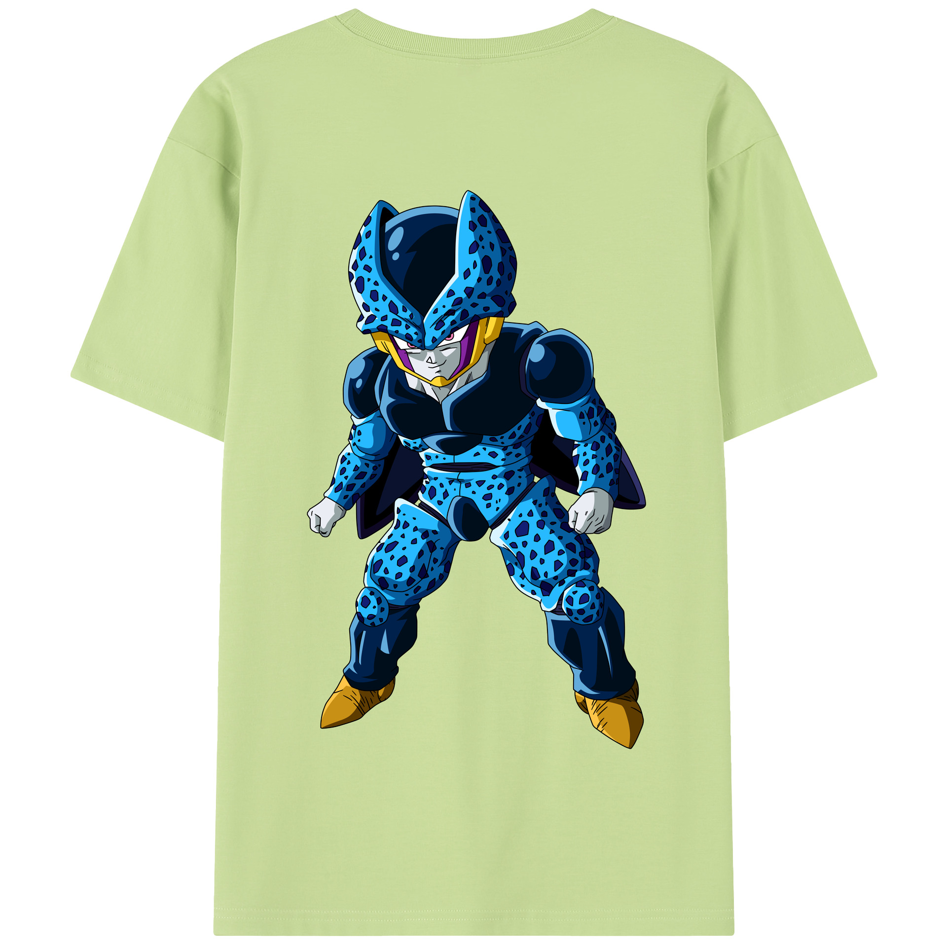 （画像用） ドラゴンボール セル DRAGON BALL Cell 綿100％半袖Tシャツ（背面プリント）